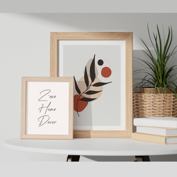 Modern Minimalist Abstract Nature Boho Wall Art Print Home Decor [No Frame] - Picture 5 of 7